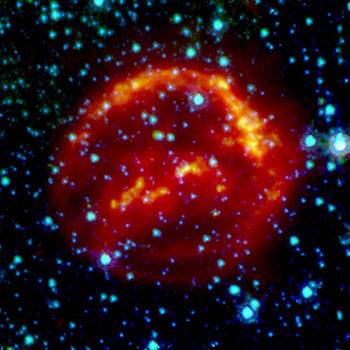 Restos supernova. Foto: NASA. 