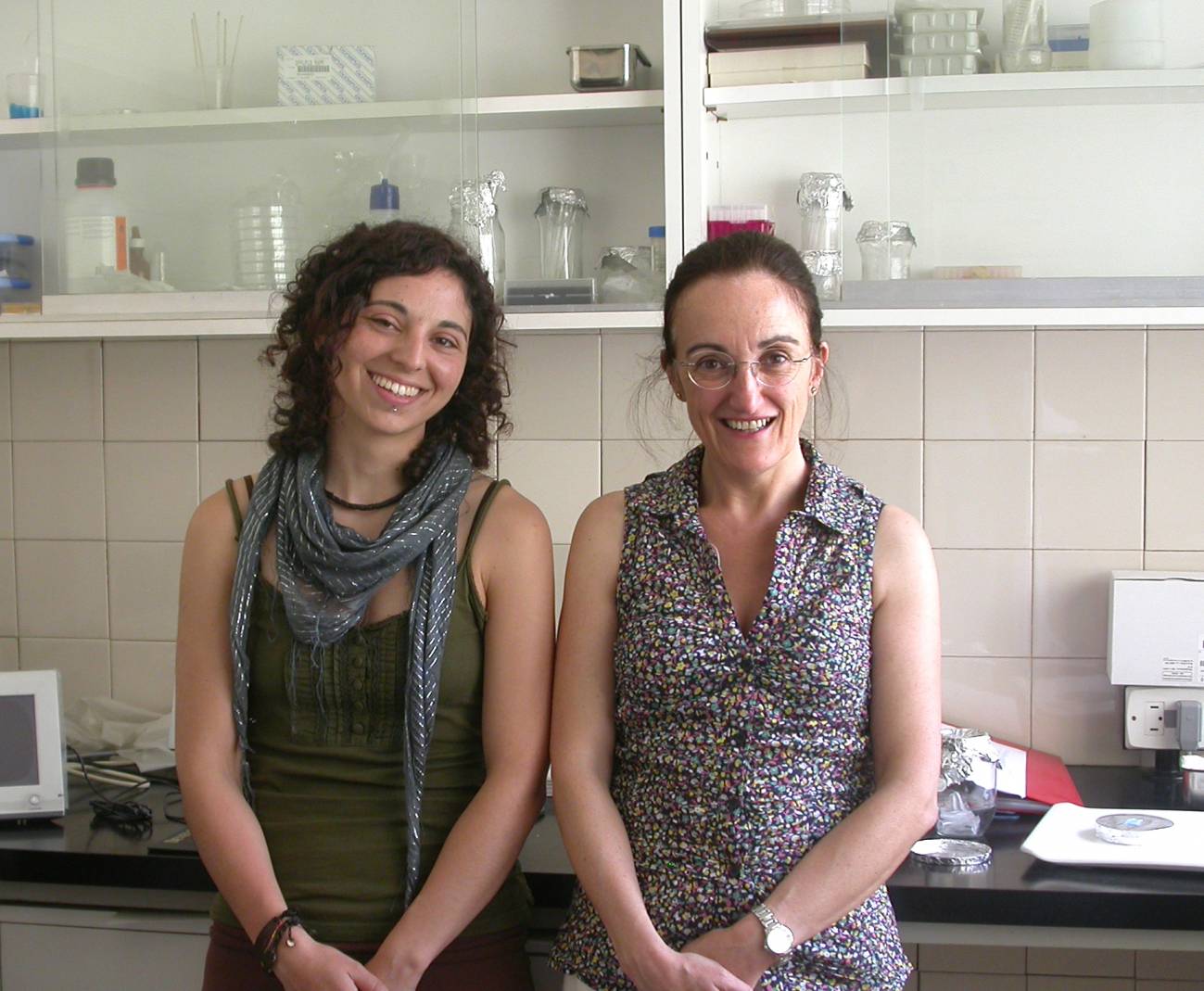 Las investigadoras Irene Delgado Y Marian Ros, firmantes del artículo. Foto: CSIC
