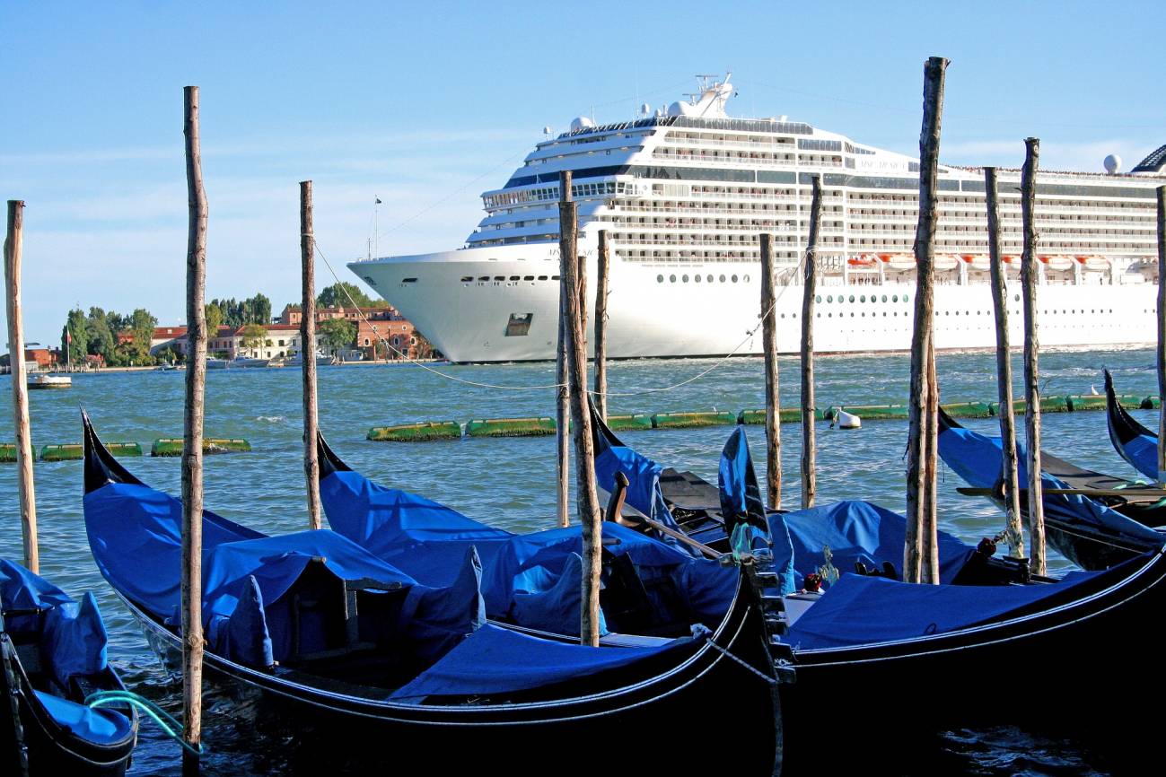 Actividad marítima en Venecia