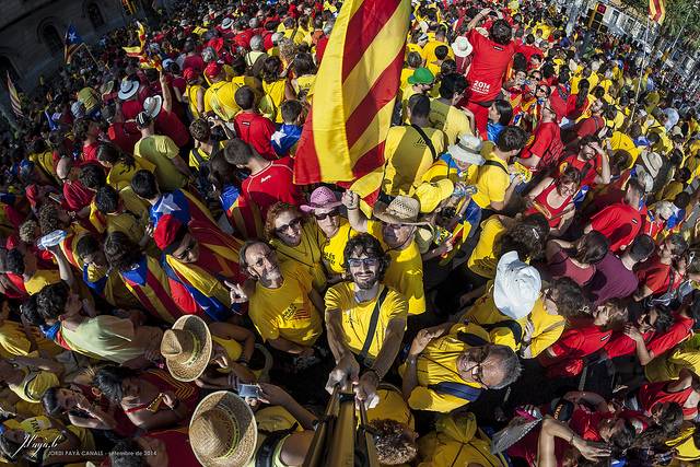 Manifestación de la Diada en Cataluña. / Jordi Payà 