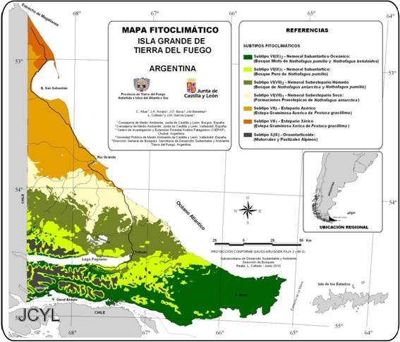 El trabajo en la región argentina se enmarca en el asesoramiento por parte de la Administración autonómica al Plan Forestal Regional Patagónico