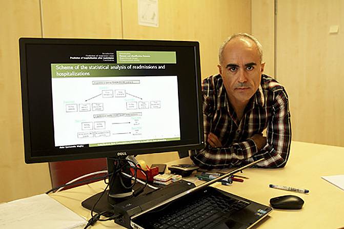 Asier Garmendia, investigador del GIC (Grupo de Inteligencia Computacional) de la UPV/EHU.
