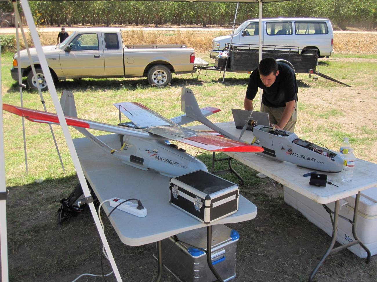 Aviones no tripulados para medición de necesidades hídricas