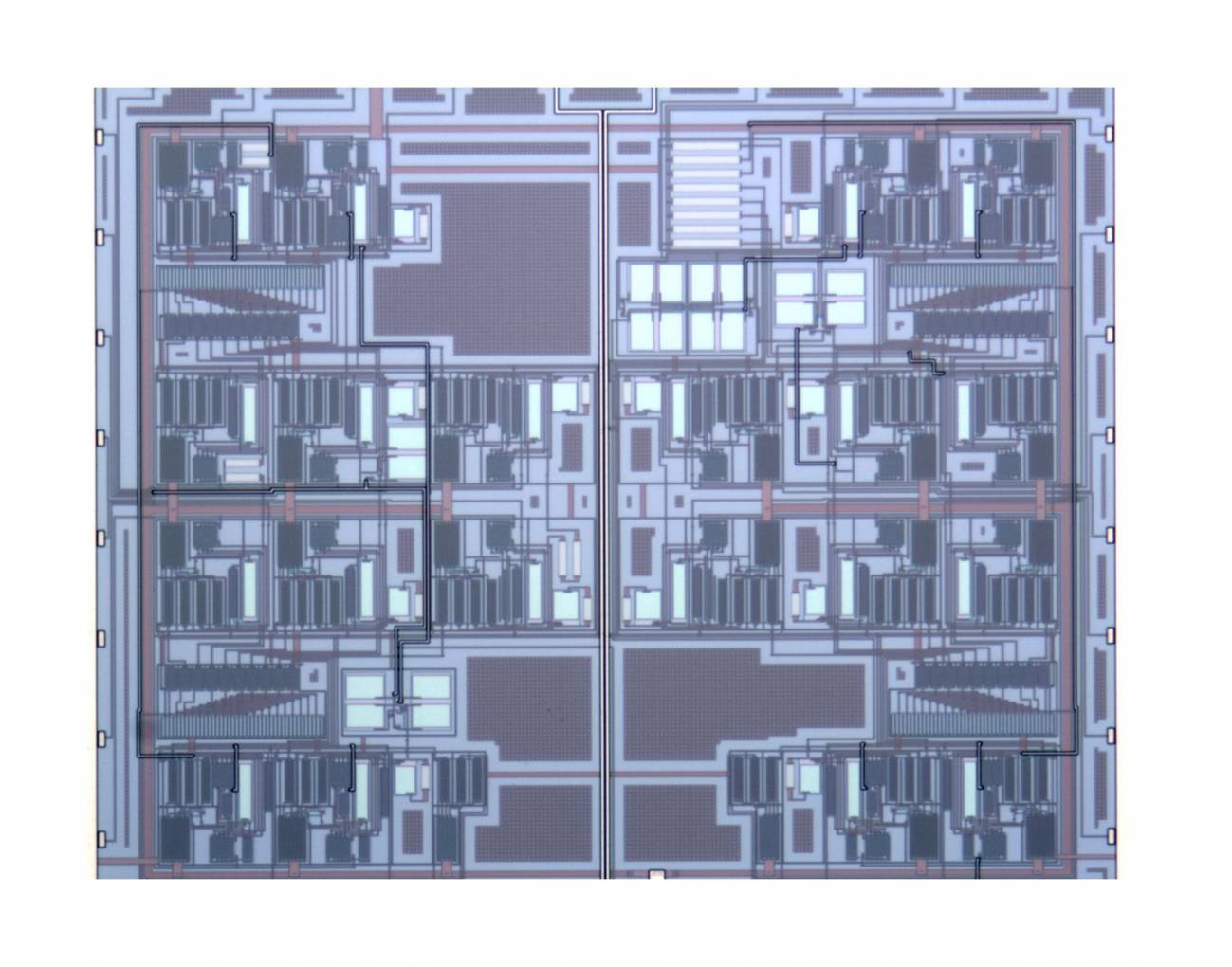 El chip incorpora un nuevo diseño de convertidor analógico digital de ultra bajo consumo. / UPNA