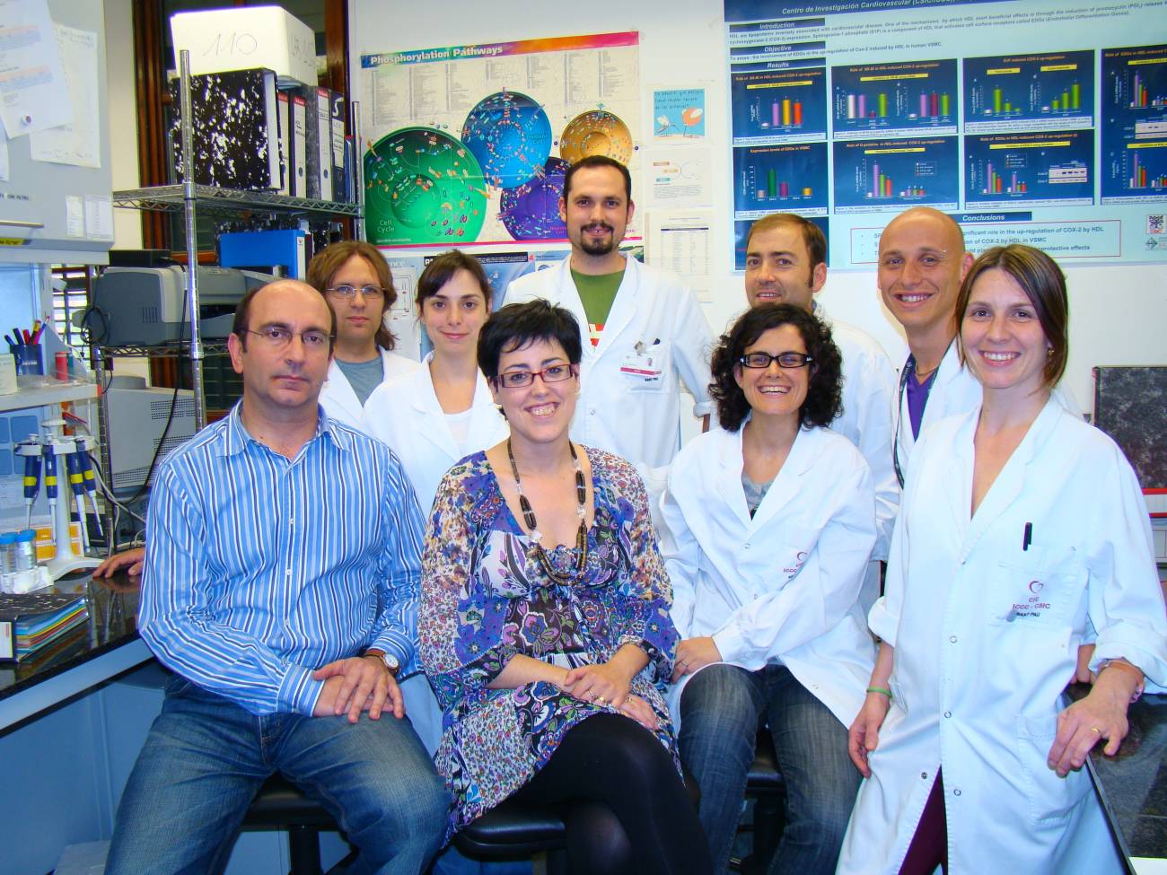 Equipo de investigación de biología vascular del CSIC-ICCC