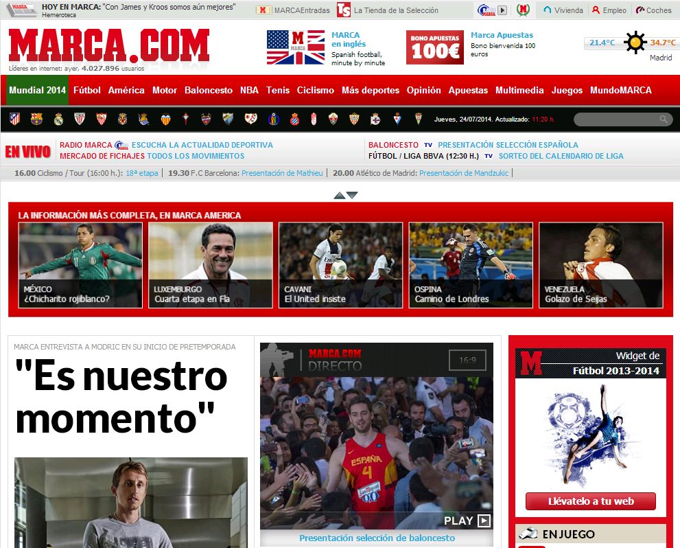 Ningún estudio había analizado en profundidad cómo son las webs de los diarios deportivos españoles / UNIR.