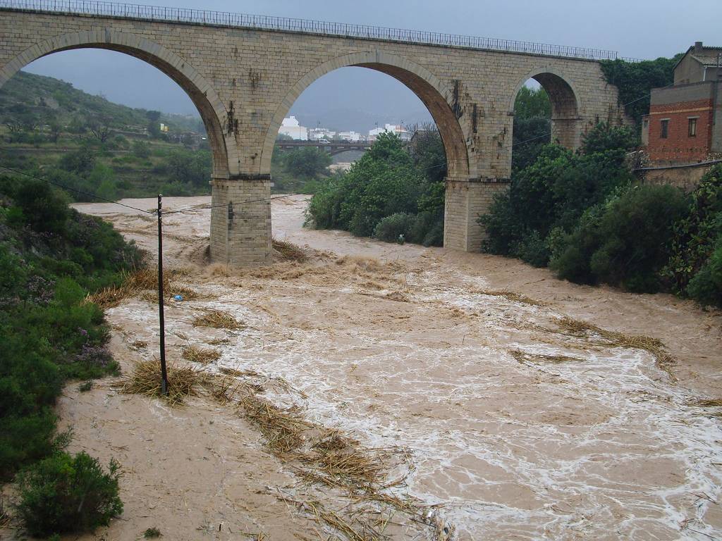 LLuvias torrenciales en la provincia de Alicante. Imagen: DeFerrol