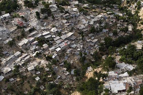 Vista aérea tras el terremoto de Haití. / ONU