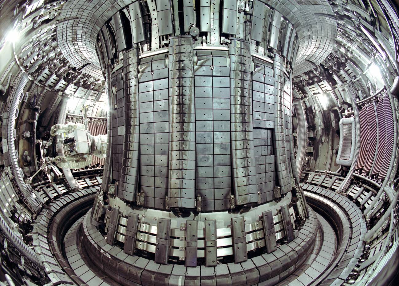 Reactor de fusión toroidal. Imagen: JET