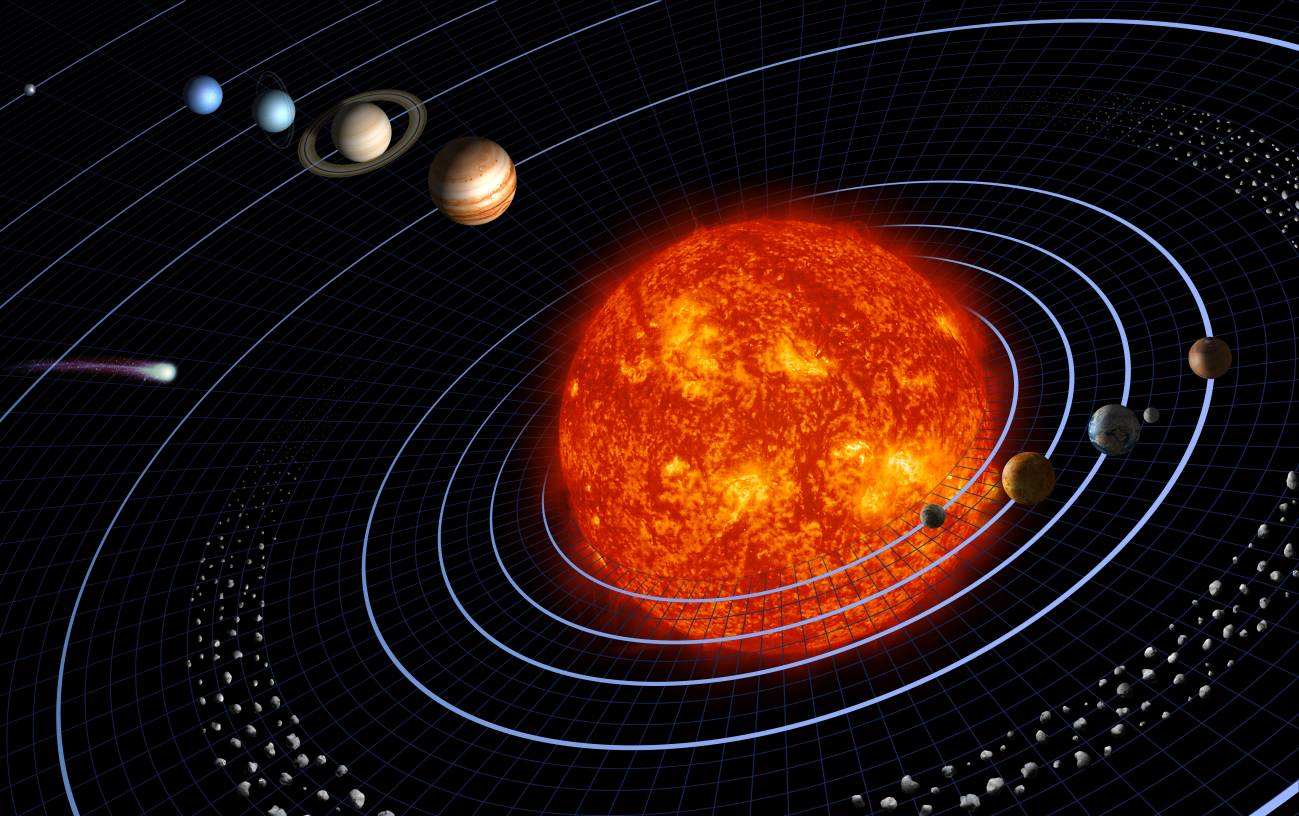 Representación del sistema solar. / NASA