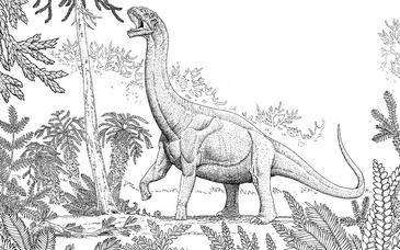 Los saurópodos podían usar sus largos cuellos para mitigar el calor corporal.