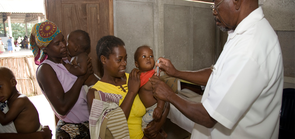 Campaña de inmunización en Manhiça, Mozambique