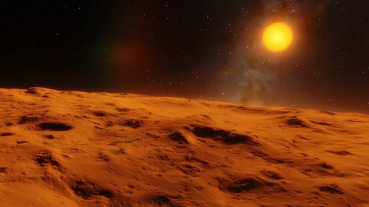 Imagen de un exoplaneta.