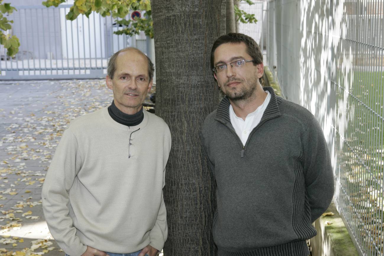 Los investigadores Pere Masqué y Rainer Zahn. (Autor: Jordi Pareto)