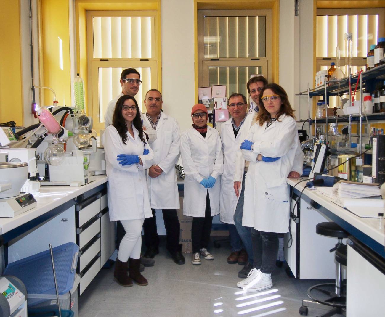 Investigadores del Departamento de Química y Física de la Universidad de Almería / Fundación Descubre