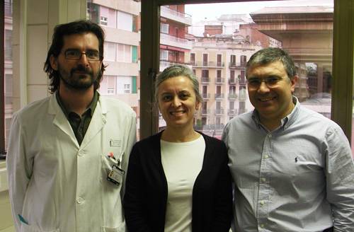 El Dr. Álvaro Cervera, la Dra. Anna Planas y el Dr. Francisco Lozano