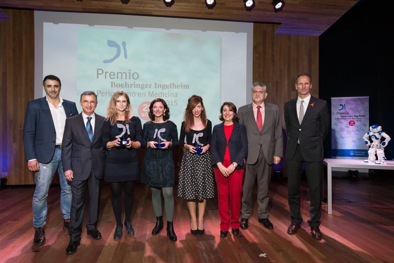 Ganadores de de la 28ª edición del Premio Boehringer Ingelheim al Periodismo en Medicina
