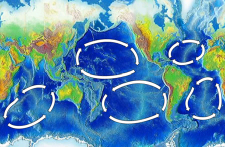 Las cinco principales corrientes oceánicas