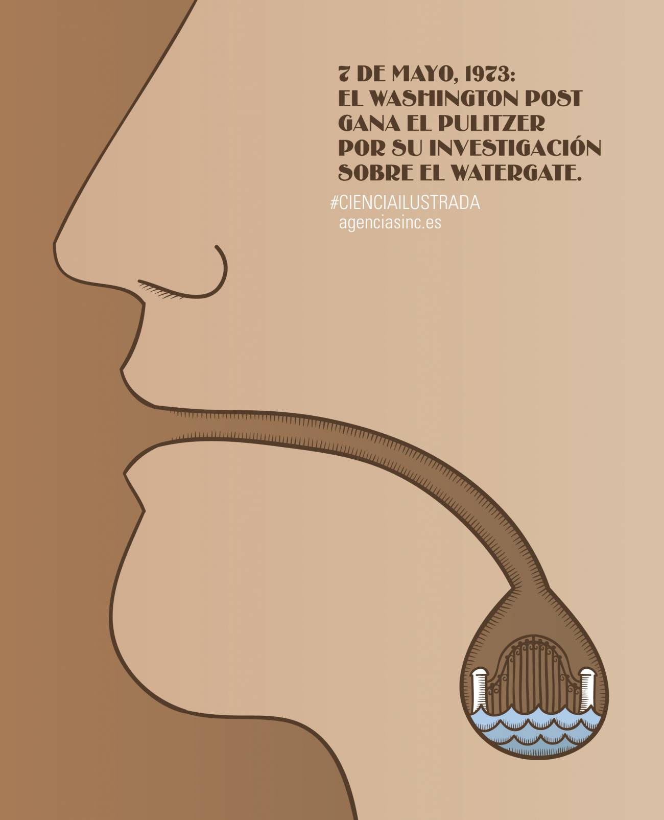 El 7 de mayo de 1973 el periódico The Washington Post ganaba el premio Pulitzer por su investigación en el caso Watergate