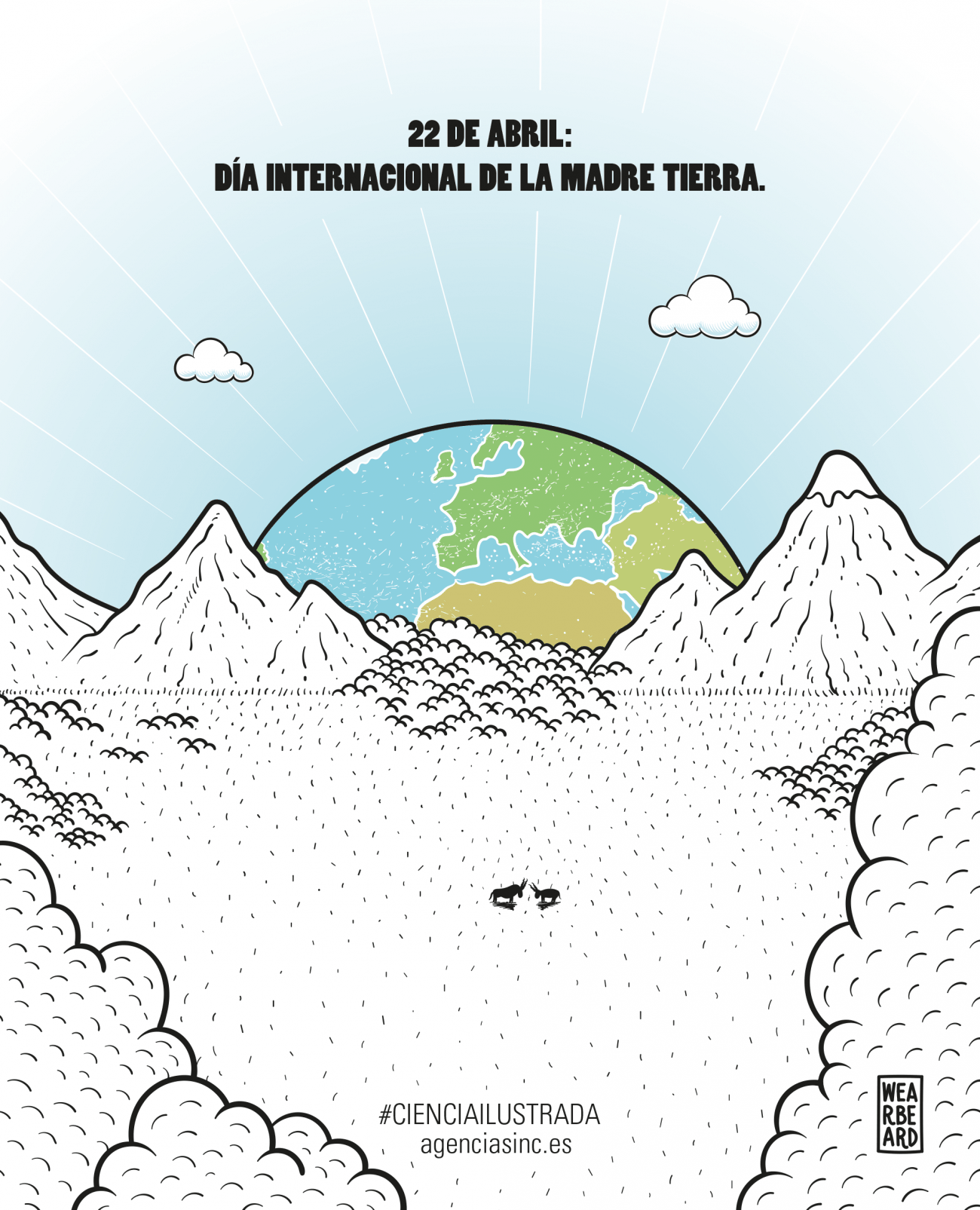 Ilustración Día de la Madre Tierra