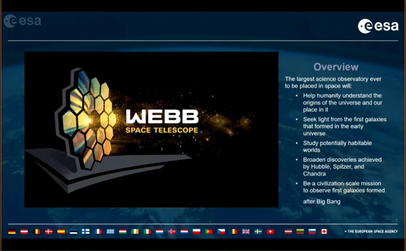 Rueda de prensa del Telescopio James Webb