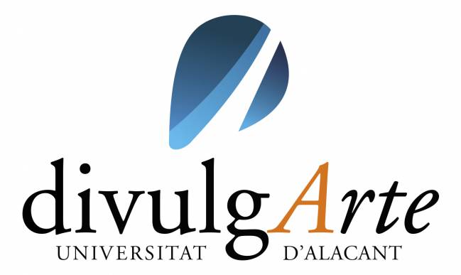 Logotipo del Ciclo de divulgación científica y arte, DivulgArte en la UA.