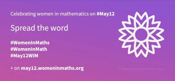 Cartel del 12 de mayo, Día Internacional de la Mujer Matemática