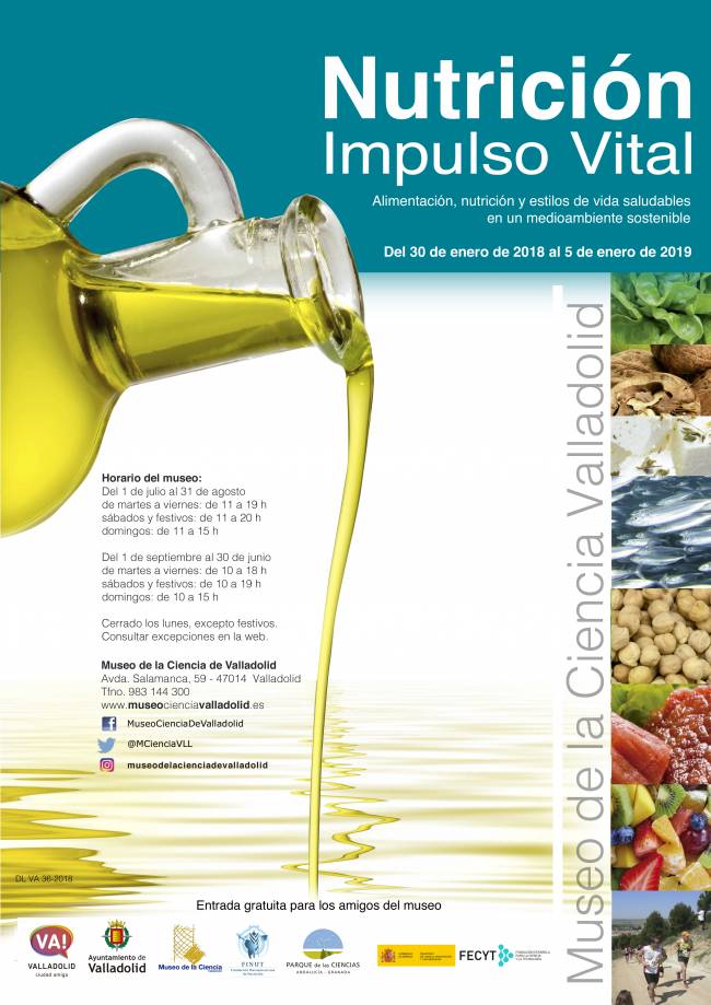 cartel exposición 'Nutrición. Impulso vital'