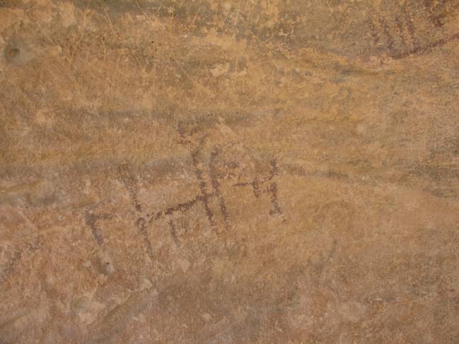 Pinturas rupestres del yacimiento de La Roca dels moros del Cogul
