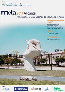 XI Reunión de la Mesa Española de Tratamiento de Aguas en la Universidad de Alicante, cartel