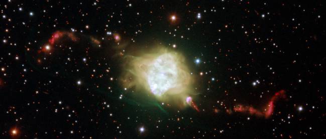 La nebulosa Fleming1, vista desde el VLT. 