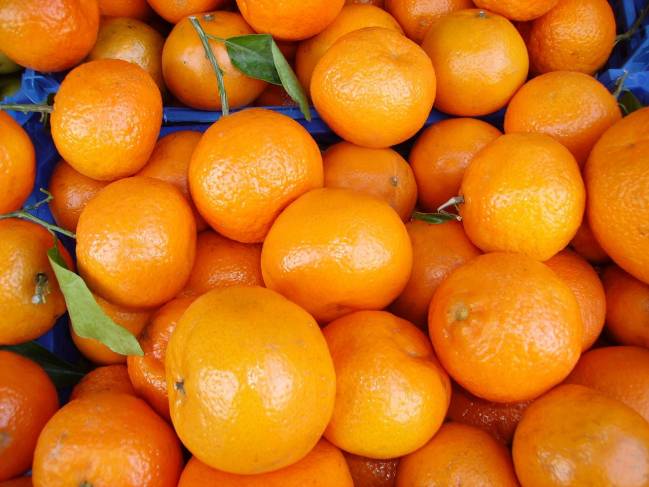 Cáscaras de naranja