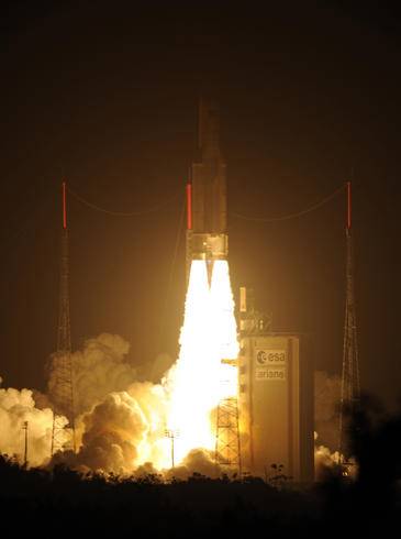 ATV-3 en el cohete Ariane