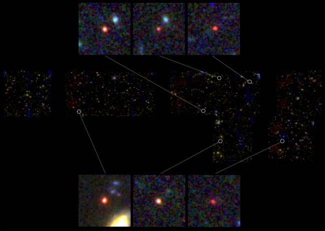 Galaxias masivas observadas