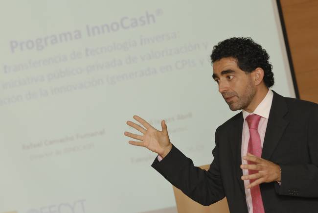 Rafael Camacho, Director del programa Innocash, en Pamplona