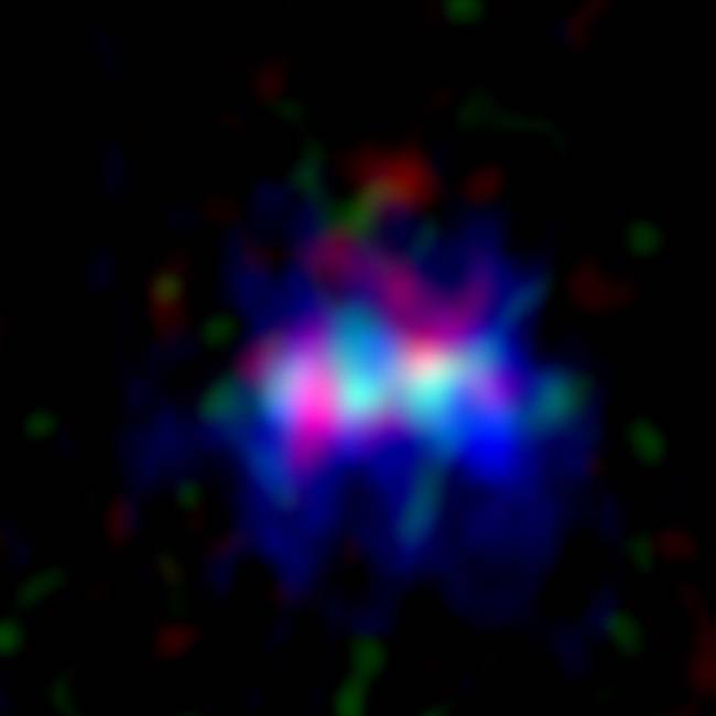 Imagen de la nebulosa observada