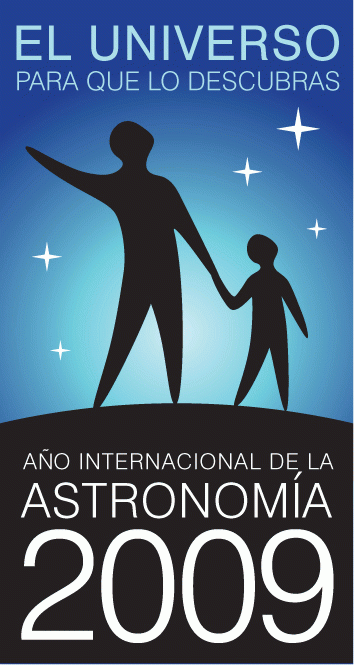 Logo del Año Internacional de la Astronomía.