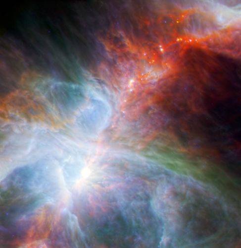 Estrellas en formación en la nebulosa de Orión. Imagen: ESA