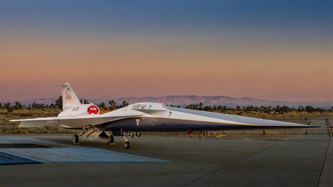 El silencioso avión de investigación supersónico X-59 de la NASA