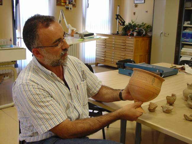 El arqueólogo y profesor de la Universidad de Valladolid Carlos Sanz