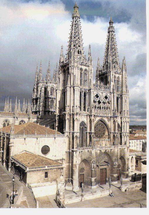 Obra basada en la catedral de Burgos.