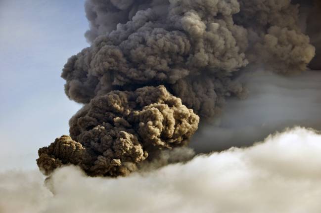 Las emisiones del volcán islandés Eyjafjallajökull cruzaron la Península justo hace dos años.
