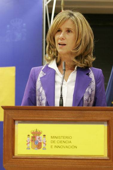 La ministra Cristina Garmendia. Foto: SINC.