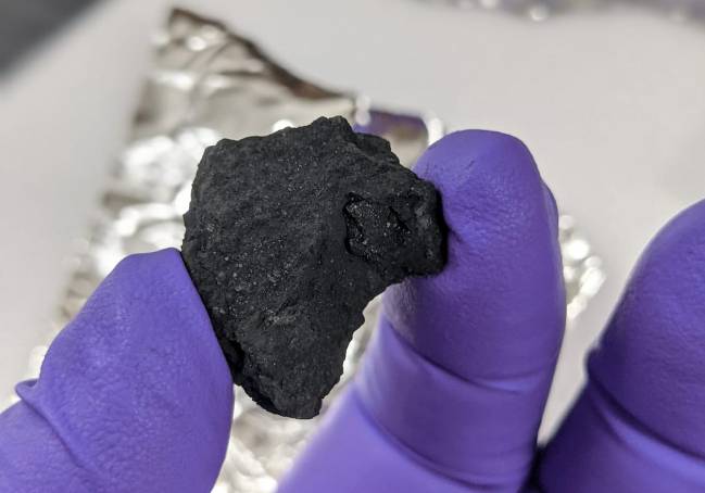 Fragmento del meteorito Winchcombe
