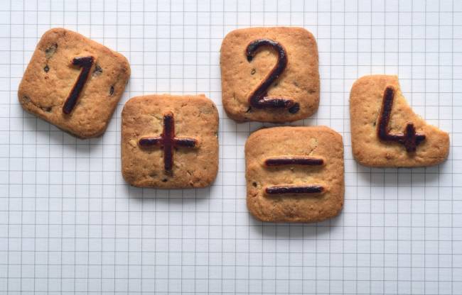 galletas con números 