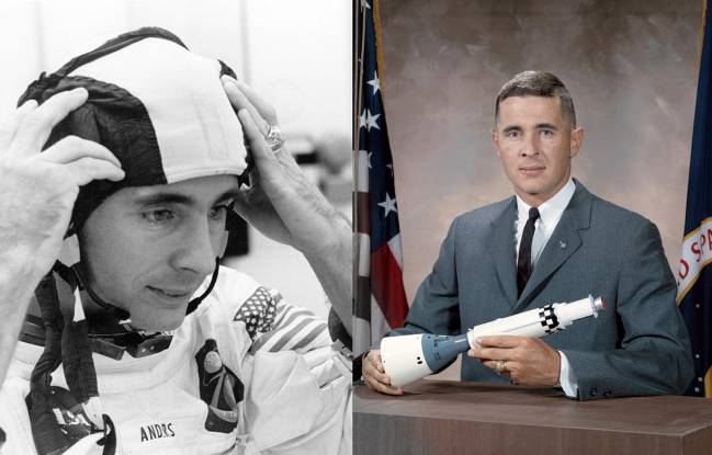 Astronauta William A. Anders, piloto del módulo lunar de la misión Apolo 8