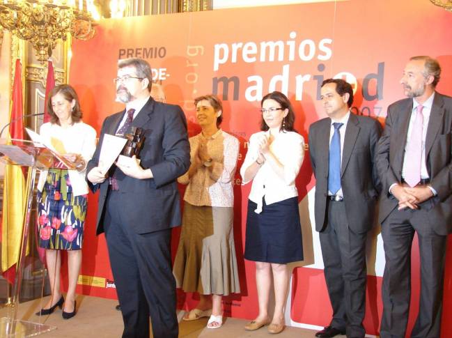Entrega de los premios Madri+d 2007. Foto: UPM.