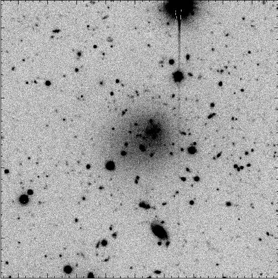 Imagen de la galaxia DGSAT I en el cúmulo Piscis-Perseo. / David Martínez-Delgado.