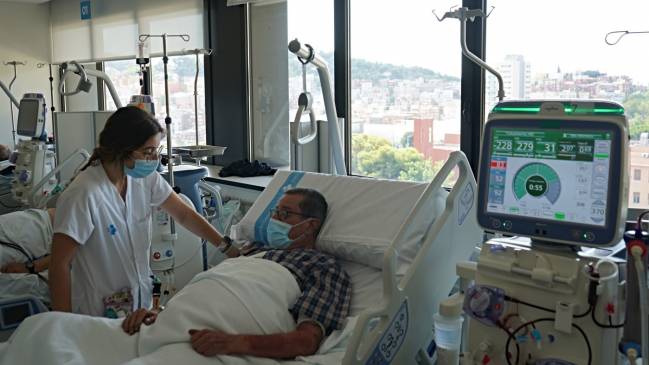 paciente en Vall d'Hebron