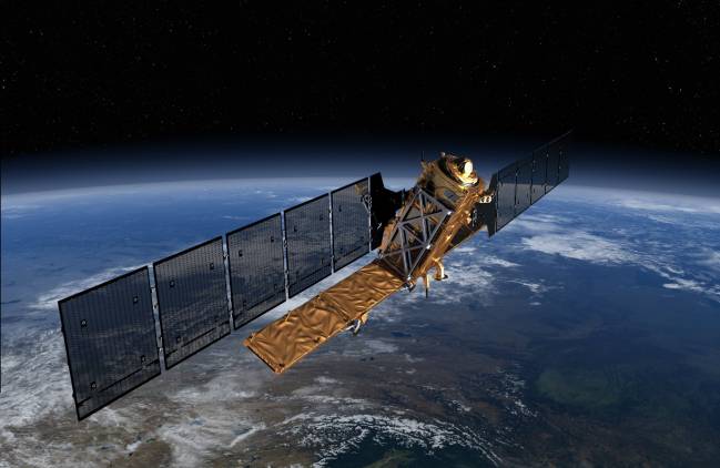Imagen del satélites Sentinel-1